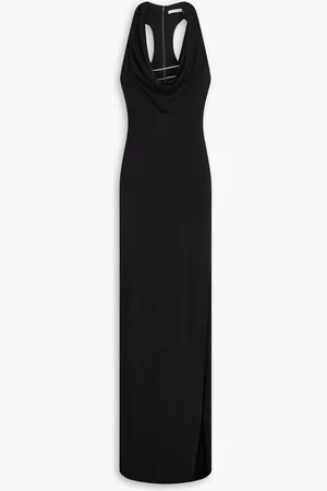 ALICE+OLIVIA Alice Olivia - Crystal-embellished draped jersey gown
