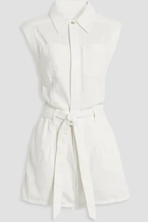 RAG&BONE Eliza cotton and Lyocell-blend twill playsuit