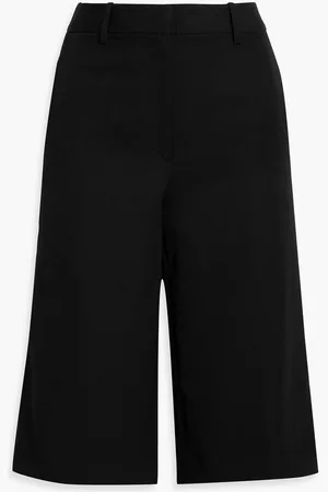 NILI LOTAN Erza wool-crepe shorts