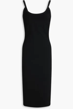 Alexander Wang Crystal-embellished jersey slip dress