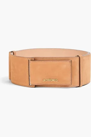 Jacquemus Suede belt - Neutral