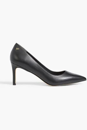 Stuart Weitzman Leigh 75 leather pumps