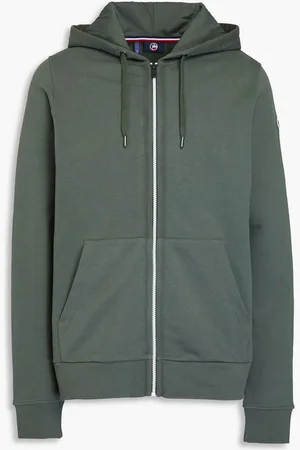 Fusalp Leo French cotton-terry zip-up hoodie - Green