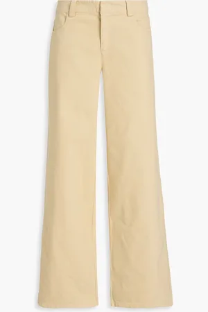 Vince High-rise wide-leg jeans - Yellow