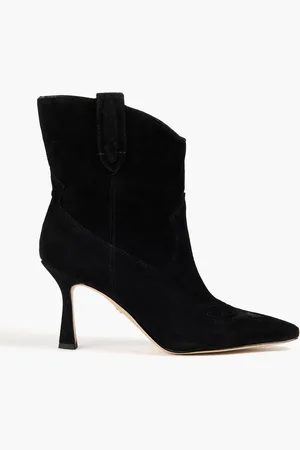 Sam Edelman Moe embroidered suede ankle boots
