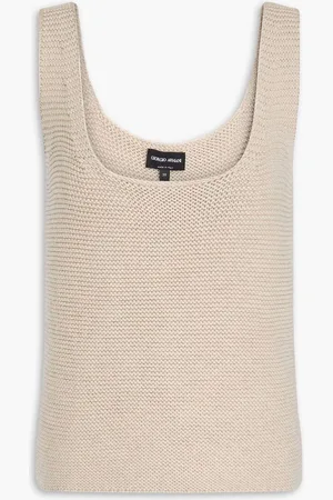 Giorgio Armani Wool-blend tank - Neutral