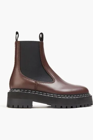 Proenza Schouler Leather Chelsea boots - Brown