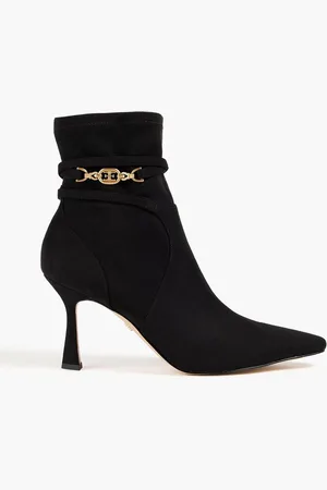 Sam Edelman Marsella embellished faux suede ankle boots