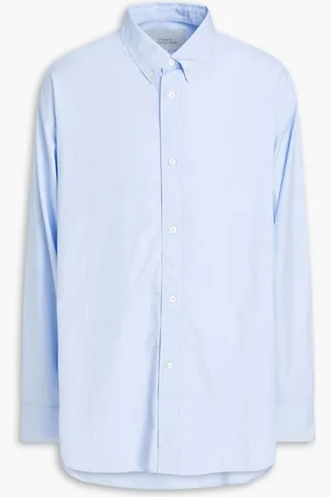 STUDIO NICHOLSON Cotton-chambray shirt - Blue