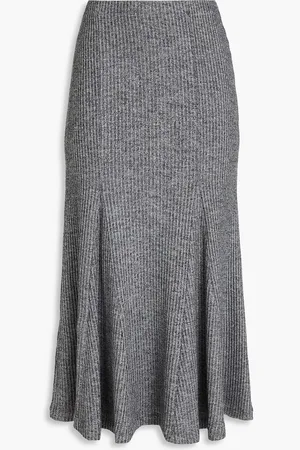 BITE Lyocell-blend jersey midi skirt