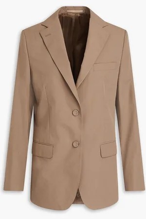 OFFICINE GENERALE Charlene cotton-poplin blazer - Neutral