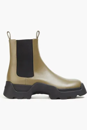 Proenza Schouler Leather Chelsea boots - Green