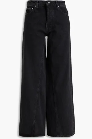 Ganni High-rise wide-leg jeans