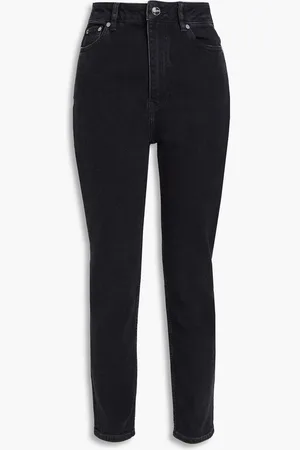 Ganni High-rise tapered jeans