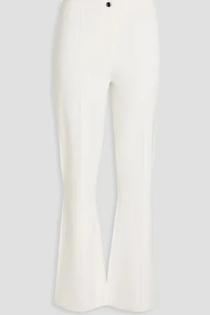 THEORY Stretch-knit flared pants