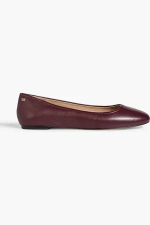 Stuart Weitzman Nadine leather ballet flats