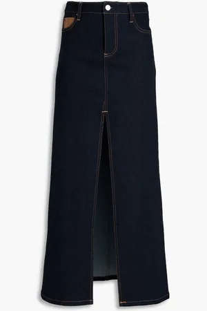 ALICE+OLIVIA Alice Olivia - Denim maxi skirt - Blue