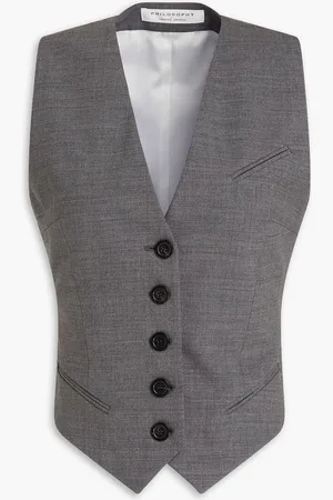 Serafini Woven vest - Gray