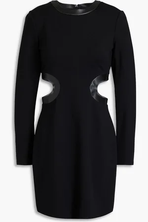 Staud Cutout stretch-jersey mini dress