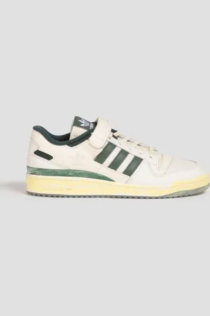adidas Forum 84 shell and leather high-top sneakers - White