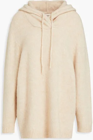 Antik Batik Tiba knitted hoodie - Neutral
