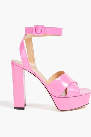 Sergio Rossi Patent-leather platform sandals