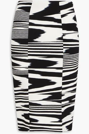 Missoni Space-dyed stretch-knit skirt