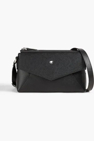 Montblanc Sartorial textured-leather shoulder bag