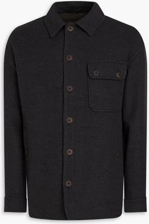 Giorgio Armani Wool overshirt - Gray