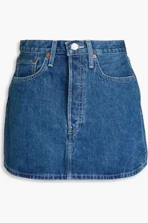 RE/DONE 90s denim mini skirt - Blue