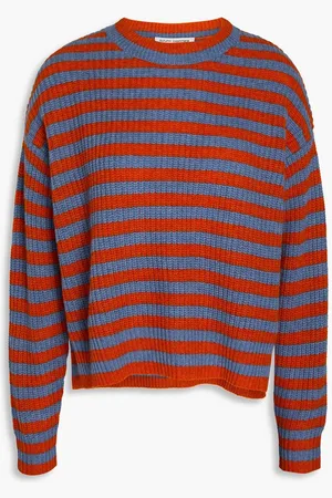 AUTUMN CASHMERE Ribbed cashmere sweater - Blue