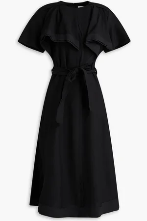 3.1 Phillip Lim Draped wool-blend midi dress