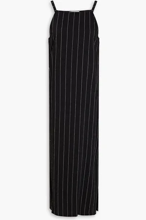 Loulou Studio Etta striped twill midi dress