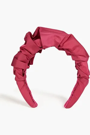 RED(V) Gathered taffeta headband - Pink