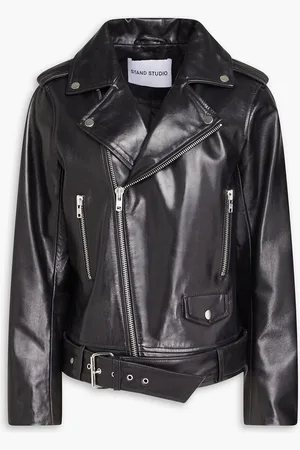 Stand Studio Leather biker jacket