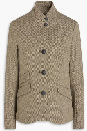 RAG&BONE Slade cotton-blend jacquard blazer - Neutral
