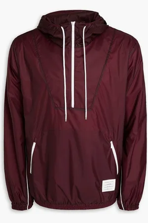 Thom Browne Ripstop hooded track jacket