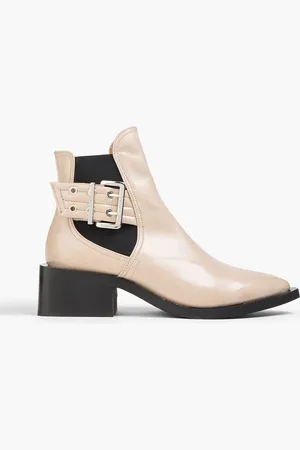 Ganni Buckled ankle boots - Neutral