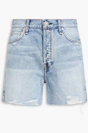 RAG&BONE Distressed denim shorts - Blue
