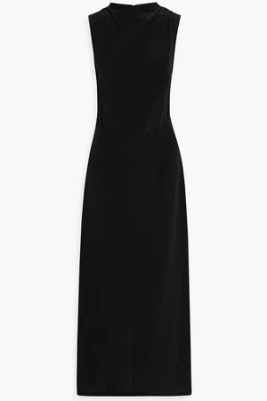 Envelope1976 Rennes cutout silk crepe de chine maxi dress