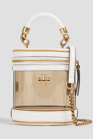 Tory Burch Kira Vanity leather and TPU tote