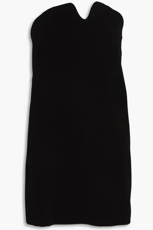 tibi Strapless crepe mini dress