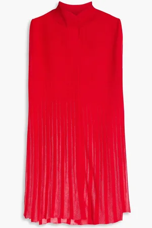 Claudie Pierlot Layered metallic stretch-knit top
