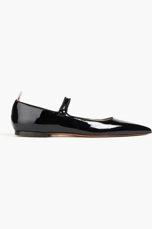 Thom Browne Thom John patent-leather point-toe flats