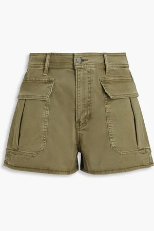 VERONICA BEARD Mallory denim shorts - Green