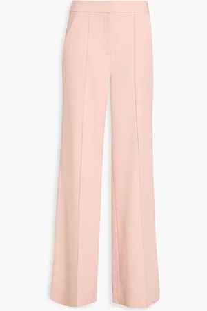 VERONICA BEARD Edia crepe wide-leg pants - Pink