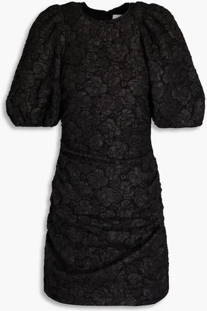 Ganni Cloqué mini dress