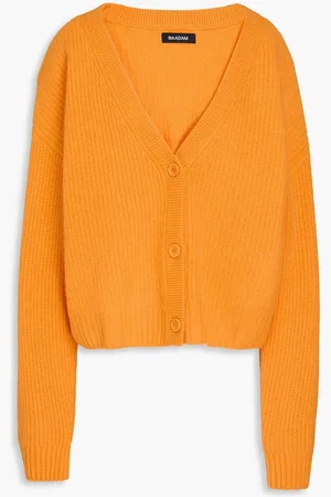 NAADAM Ribbed cashmere cardigan