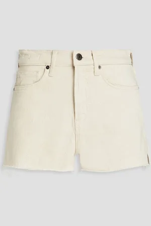 VERONICA BEARD Timmi denim shorts - White