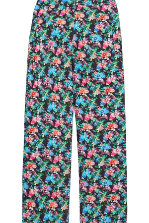 Paco rabanne Printed cotton-blend bootcut pants